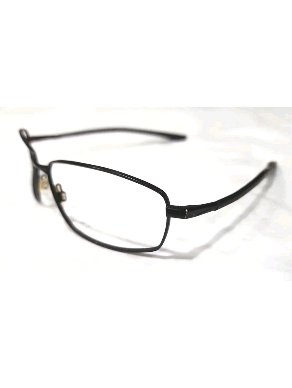 Nike Pivot Six 809 No Lenses Black Metal Rectangle Sunglasses Frame